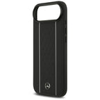 Mercedes Leather Star Pattern Stripes MagSafe dėklas skirtas iPhone Air - juodas -- Cell phone cases and covers