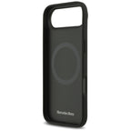 Mercedes Leather Star Pattern Stripes MagSafe dėklas skirtas iPhone Air - juodas -- Cell phone cases and covers