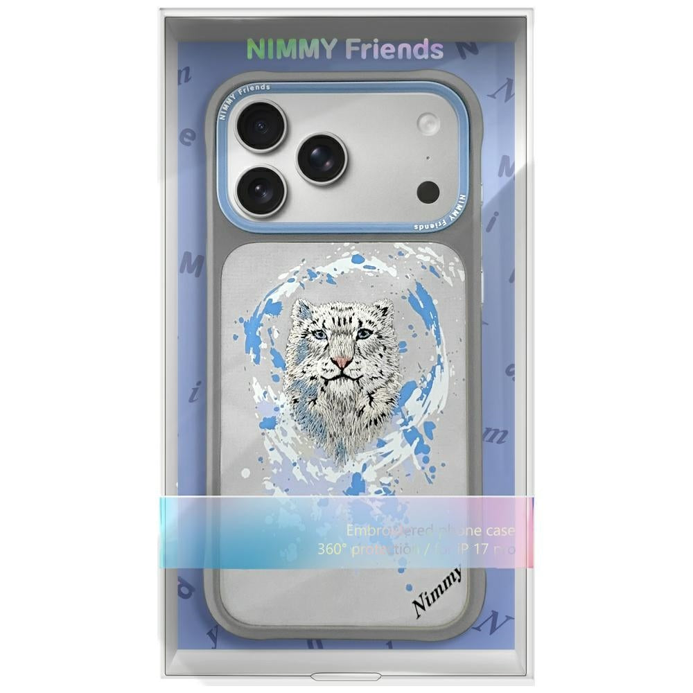 Nimmy Pantera MagSafe dėklas iPhone 17 Pro Max – šviesiai pilkas