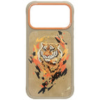 Nimmy Tiger MagSafe dėklas iPhone 17 Pro – šviesiai rudas