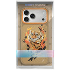 Nimmy Tiger MagSafe dėklas iPhone 17 Pro – šviesiai rudas