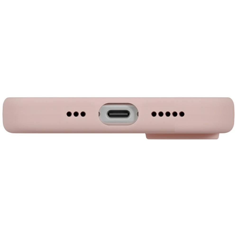 Uniq Lino MagClick dėklas iPhone 17 – rožinis