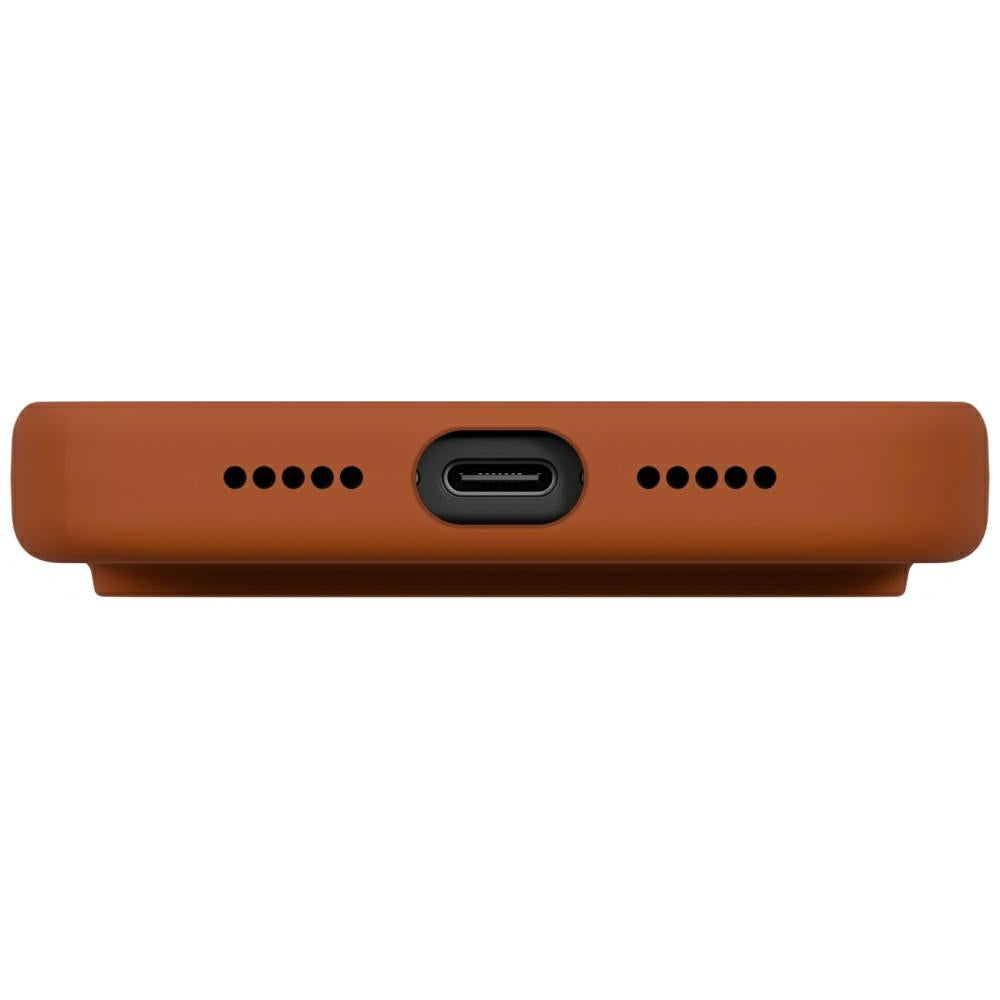 Uniq Lino MagClick dėklas iPhone 17 Pro – oranžinis
