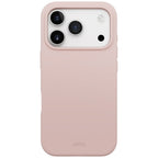 Uniq Lino iPhone 17 Pro Magclick įkrovimo dėklas – rožinis