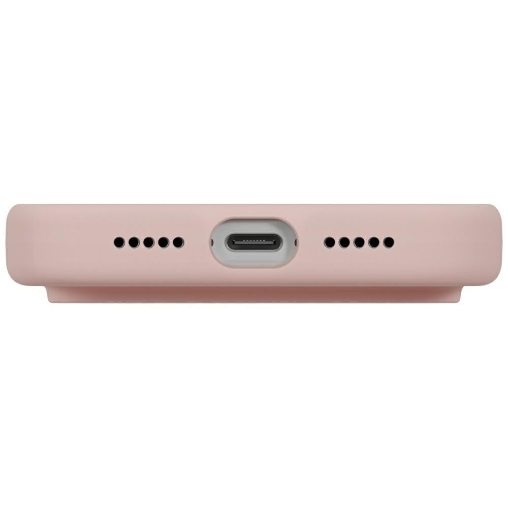 Uniq Lino iPhone 17 Pro Magclick įkrovimo dėklas – rožinis