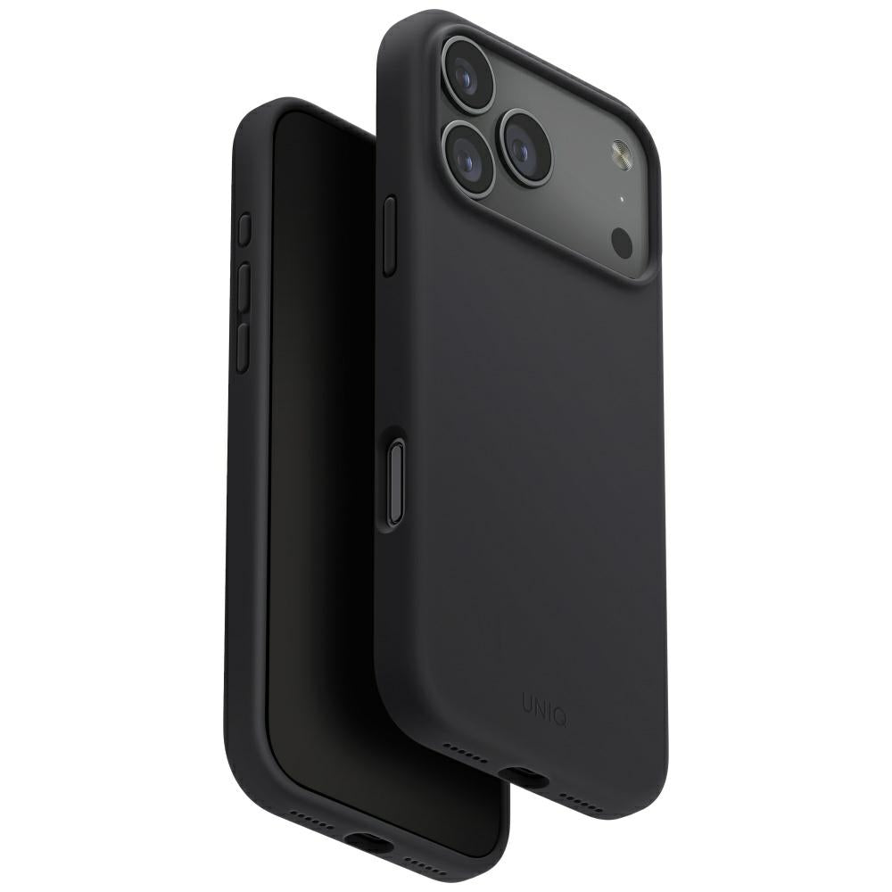 Uniq Lino MagClick dėklas iPhone 17 Pro – pilkas