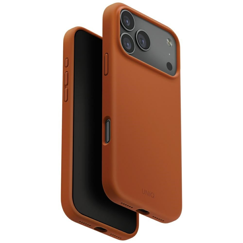 Uniq Lino MagClick dėklas iPhone 17 Pro Max – oranžinis -- iPhone 17 Pro Max