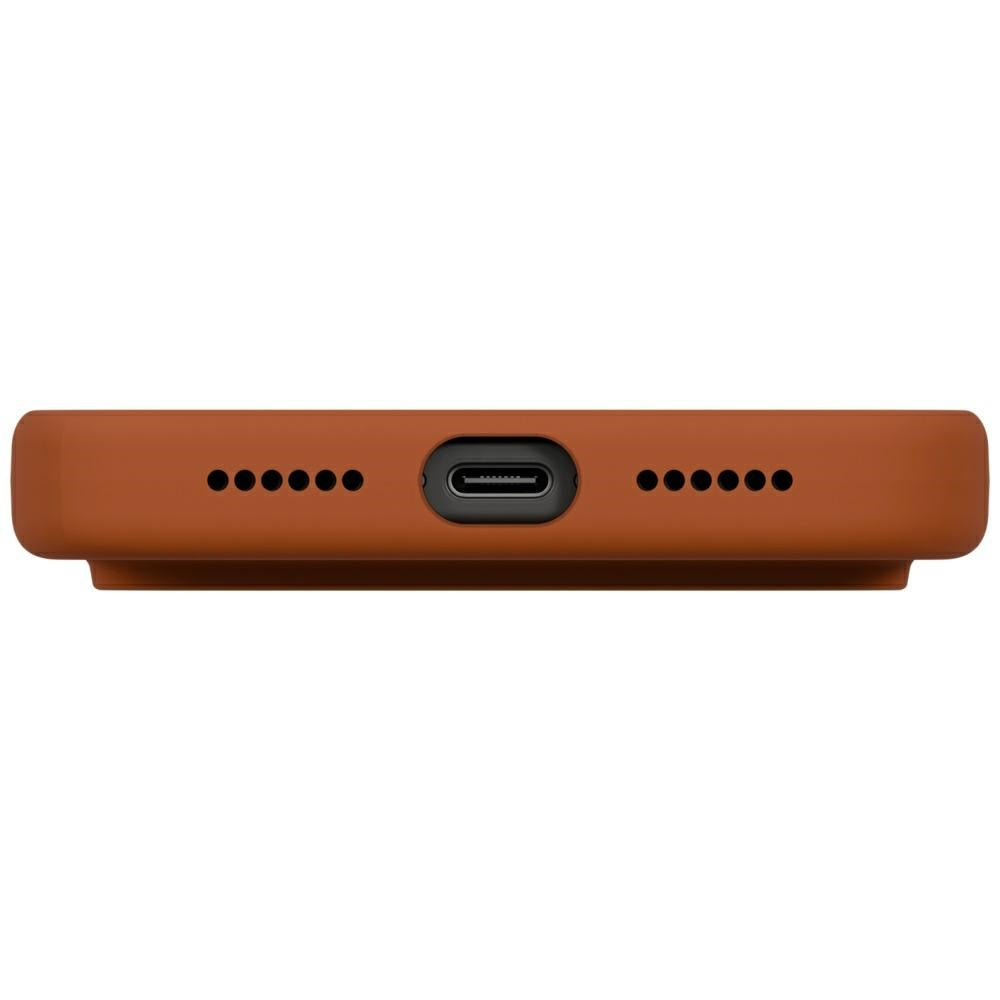 Uniq Lino MagClick dėklas iPhone 17 Pro Max – oranžinis -- iPhone 17 Pro Max