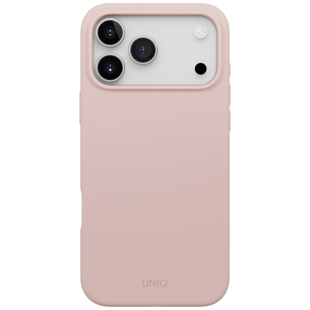 Uniq Lino iPhone 17 Pro Max Magclick įkrovimo dėklas – rožinis -- iPhone 17 Pro Max
