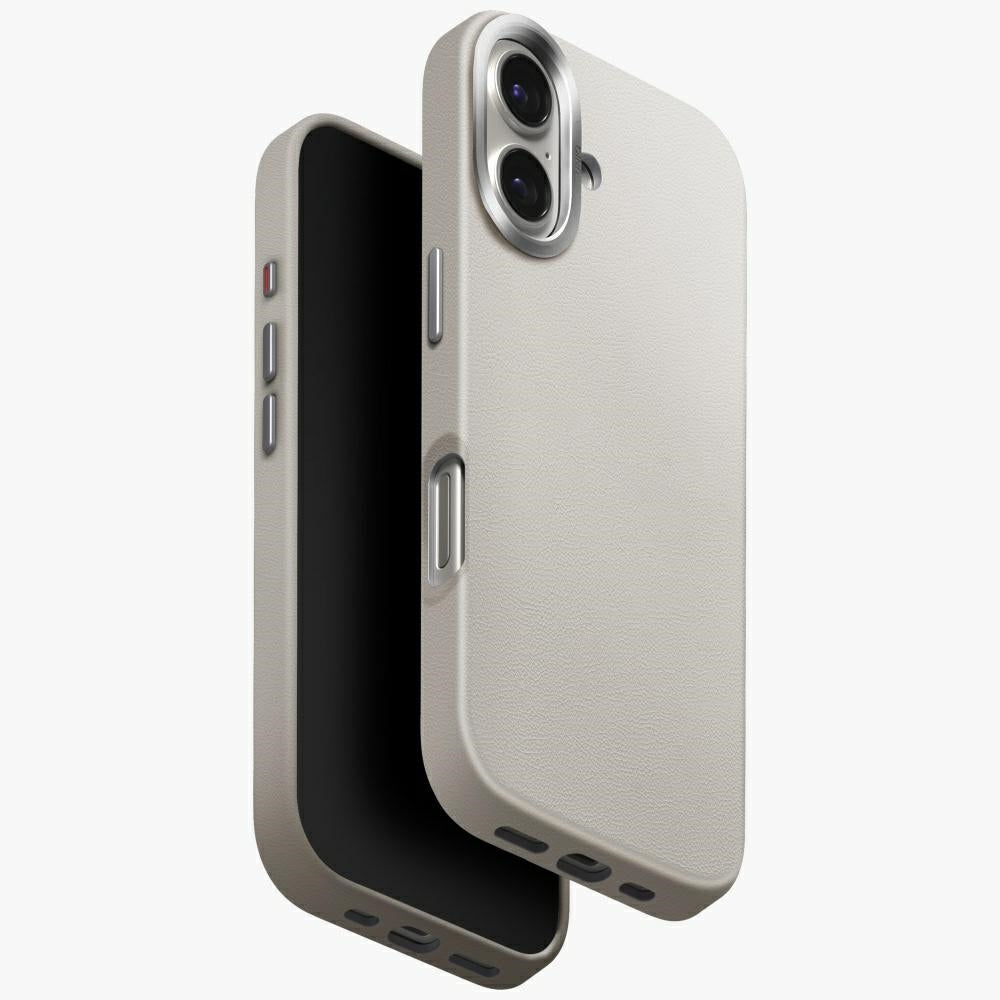 Uniq Lyden MagClick dėklas iPhone 17 – pilkas