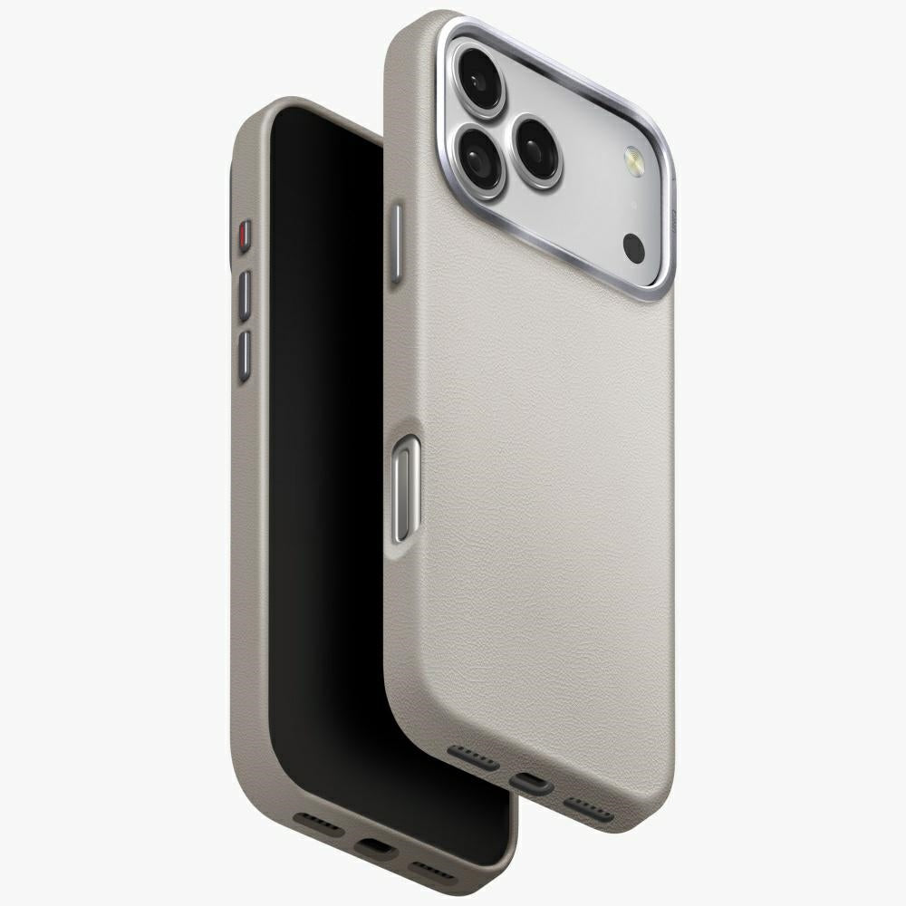 Uniq Lyden iPhone 17 Pro Max Magclick įkrovimo dėklas – pilkas