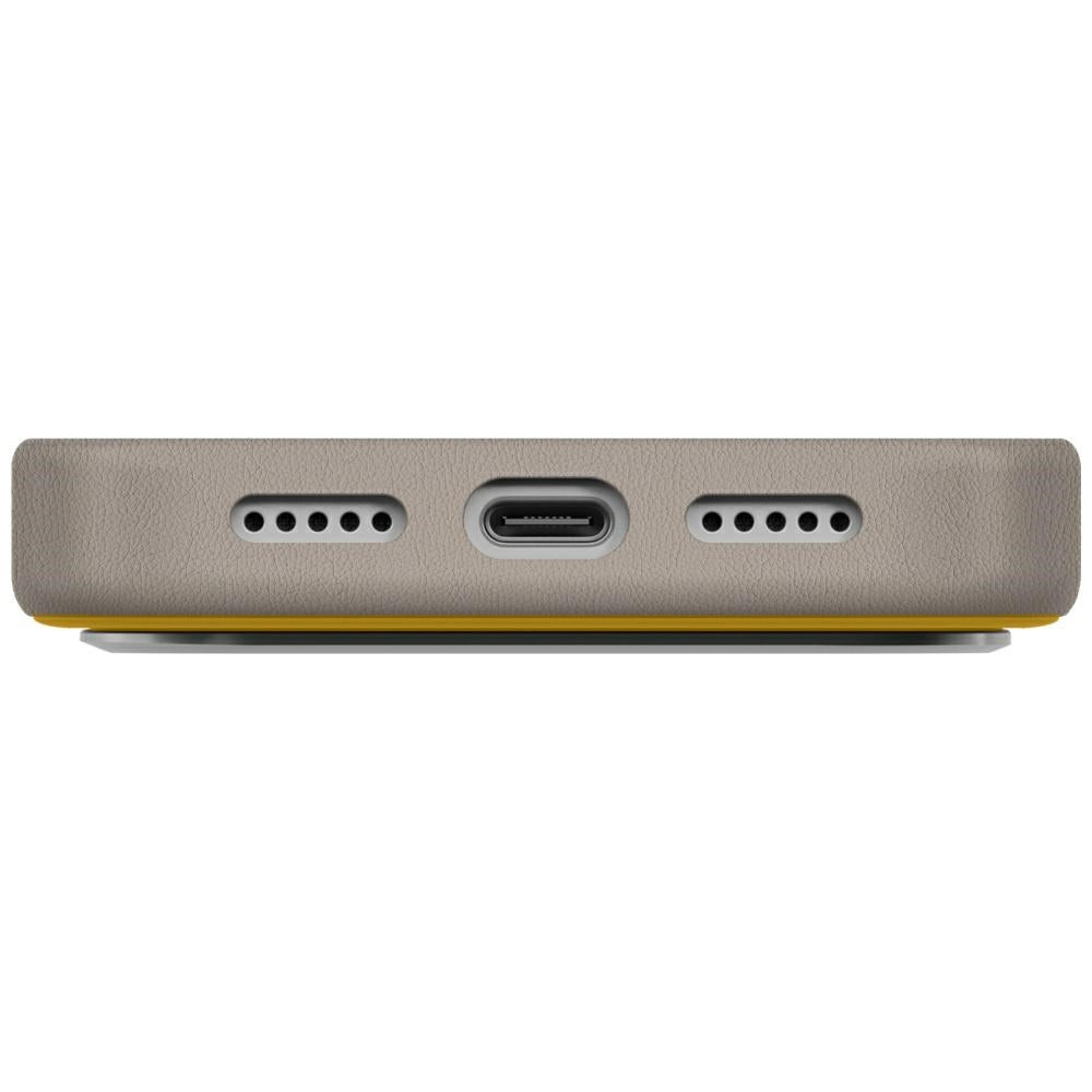 Uniq Lyden DS dėklas iPhone 17 Pro Magclick Charging - Geltona-pilka -- iPhone 17 Pro