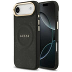 Guess Peony Hot Stamp MagSafe iPhone Air dėklas – juodas -- Cell phone cases and covers