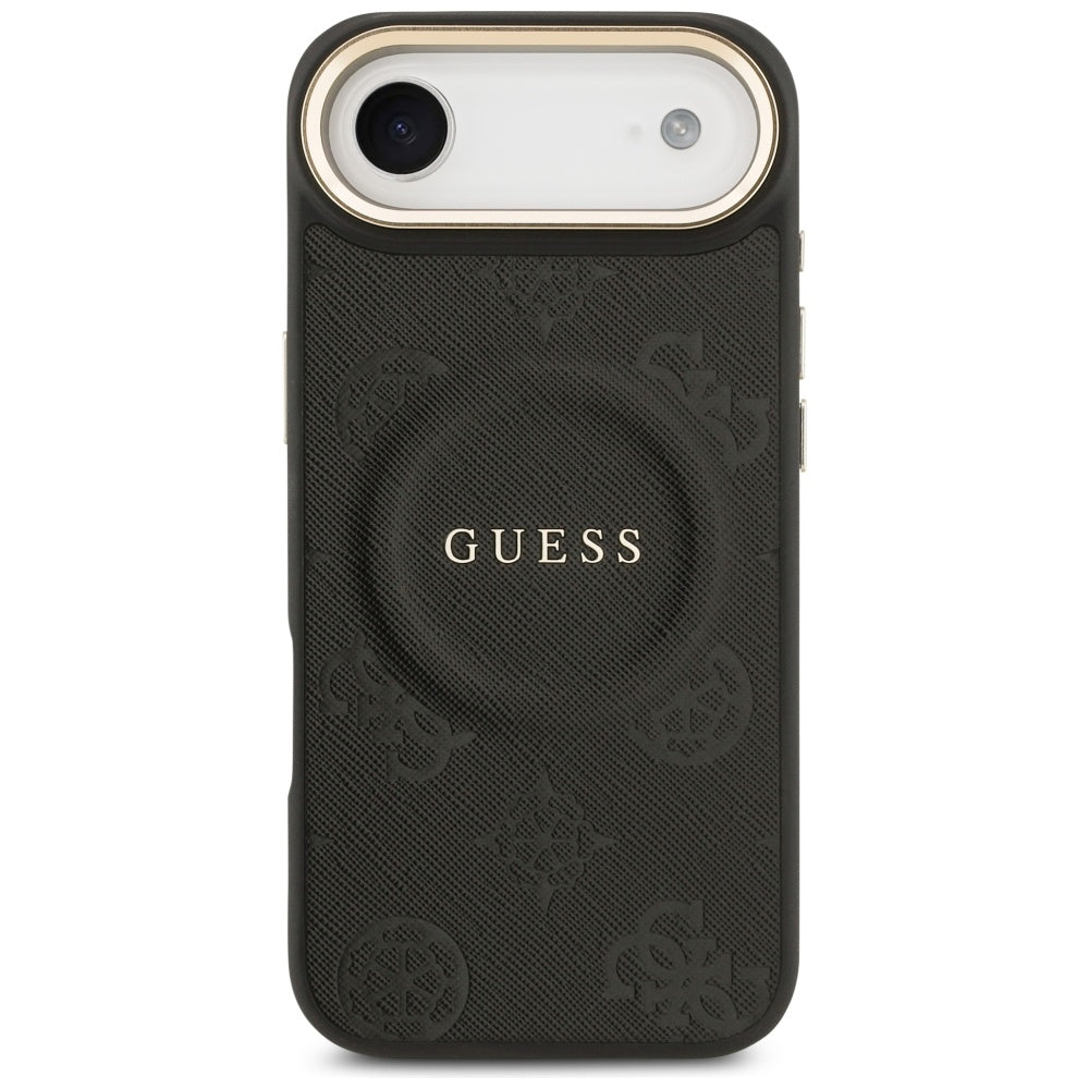 Guess Peony Hot Stamp MagSafe iPhone Air dėklas – juodas -- Cell phone cases and covers
