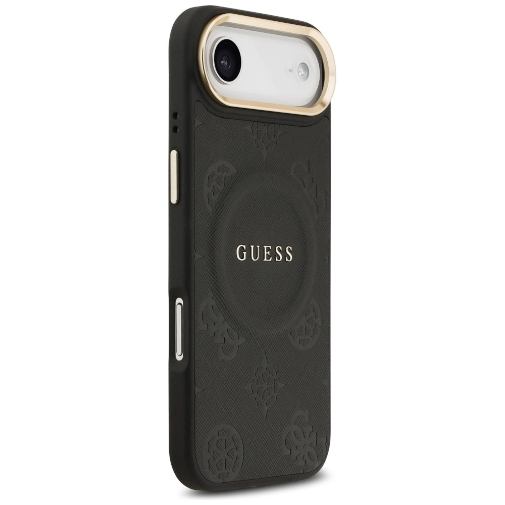 Guess Peony Hot Stamp MagSafe iPhone Air dėklas – juodas -- Cell phone cases and covers