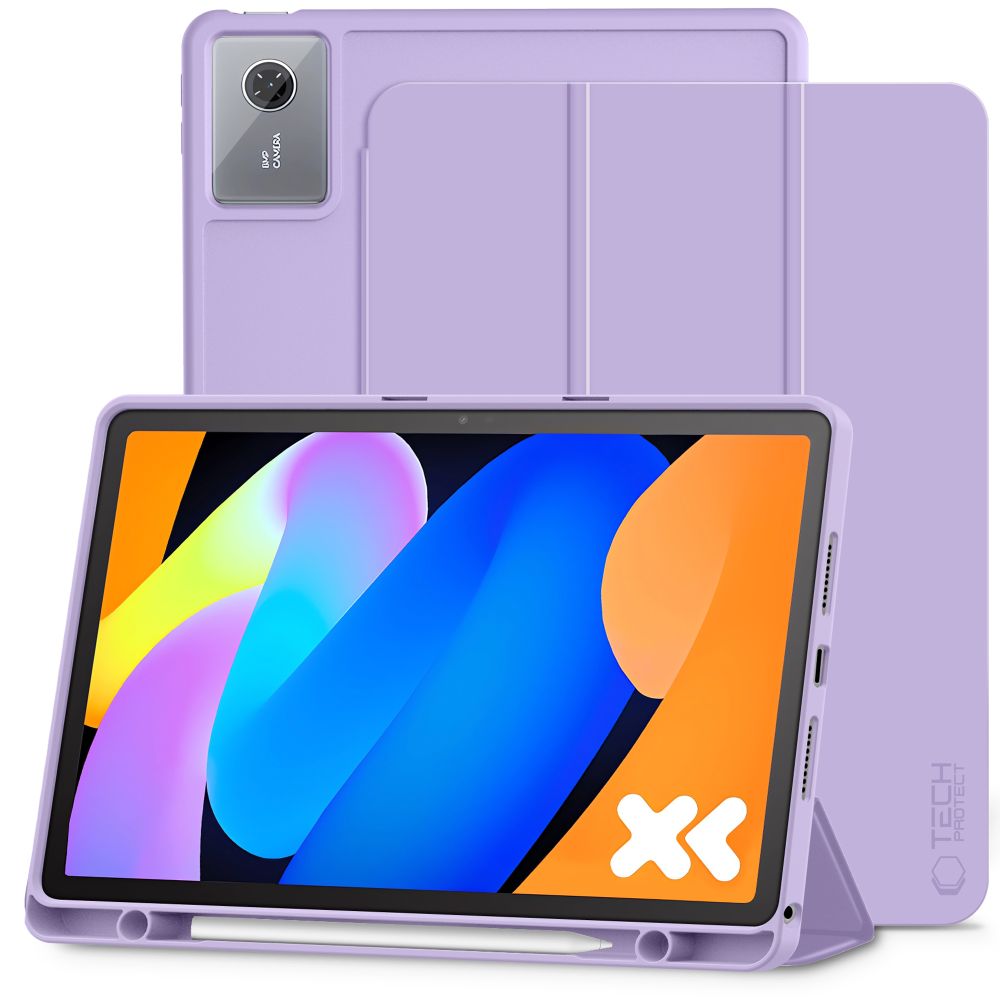 Tech-Protect SmartCase rašiklio dėklas, skirtas Lenovo Idea Tab 11.0 TB-336 – violetinė -- Lenovo Idea Tab 11.0 TB-336