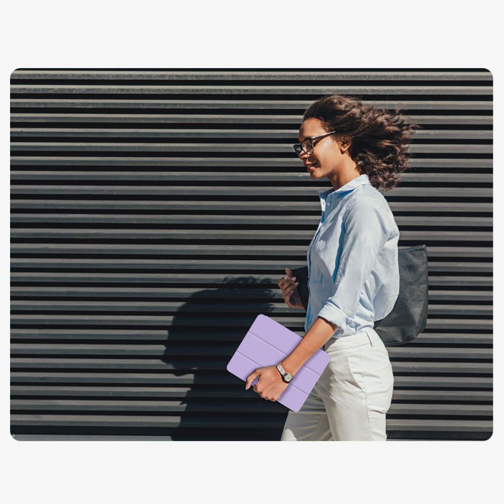 Tech-Protect SmartCase rašiklio dėklas, skirtas Lenovo Idea Tab 11.0 TB-336 – violetinė