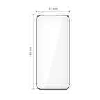 Tech-Protect Glass Fit+ stiklas Motorola Edge 50/60 Neo – juodas (2 vnt.) -- Motorola Edge 50 Neo / Motorola Edge 60 Neo