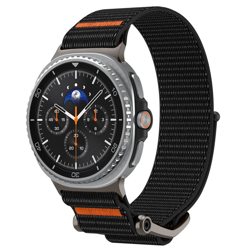 Spigen DuraPro Flex dirželis, skirtas Samsung Galaxy Watch 40/44/46 mm - juodas