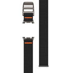Spigen DuraPro Flex dirželis, skirtas Samsung Galaxy Watch 40/44/46 mm - juodas