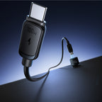Joyroom automobilių įkroviklis JR-CCN07 145W 2xUSB-C USB-A + 100W USB-C laidas, tamsiai pilkas