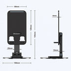 Wozinsky WPT-K393 stabilus stovas telefonui ir planšetei - juodas -- Phone stands