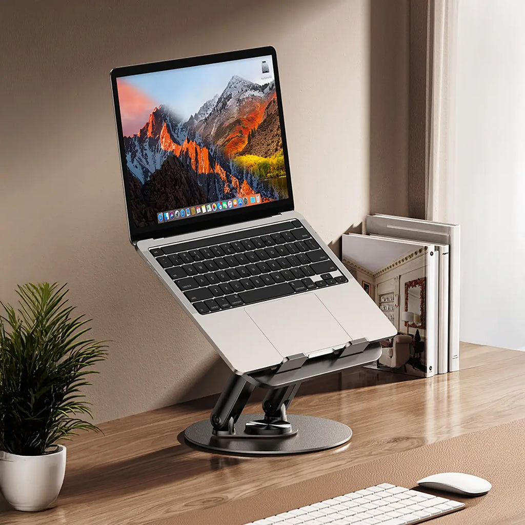 Wozinsky WRS-K75 besisukantis stovas nešiojamam kompiuteriui ir planšetei - juodas -- Phone stands