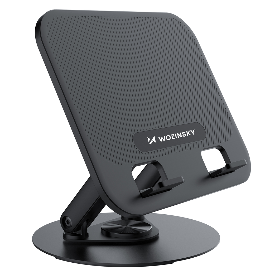 Wozinsky WRS-K75 besisukantis stovas nešiojamam kompiuteriui ir planšetei - juodas -- Phone stands