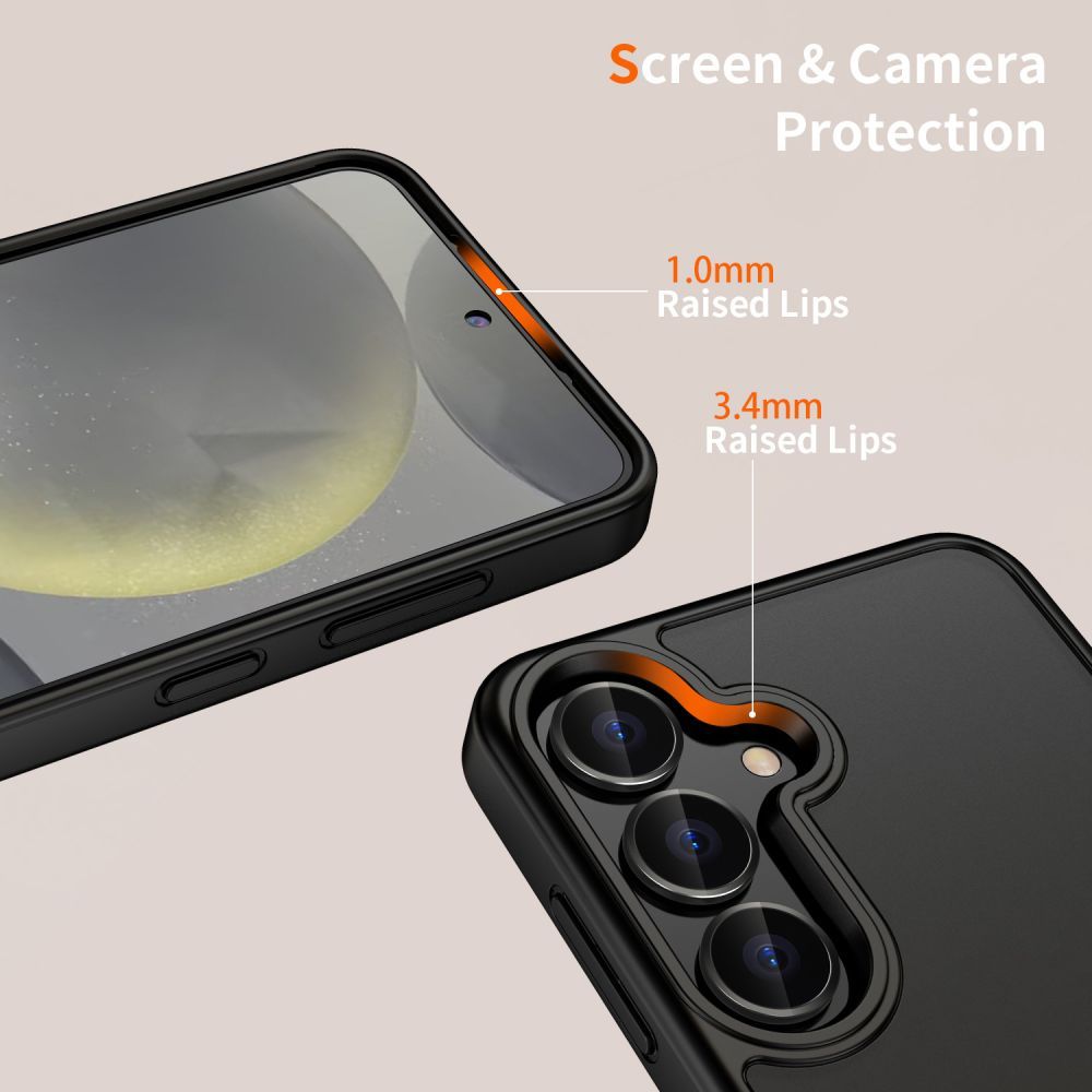 Tech-Protect MagMat dėklas Samsung Galaxy S25 FE – juodas -- Samsung Galaxy S25 FE