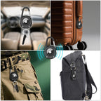 Tech-Protect SlideLock karabinas AirTag 1/2 – juodas -- Apple AirTag