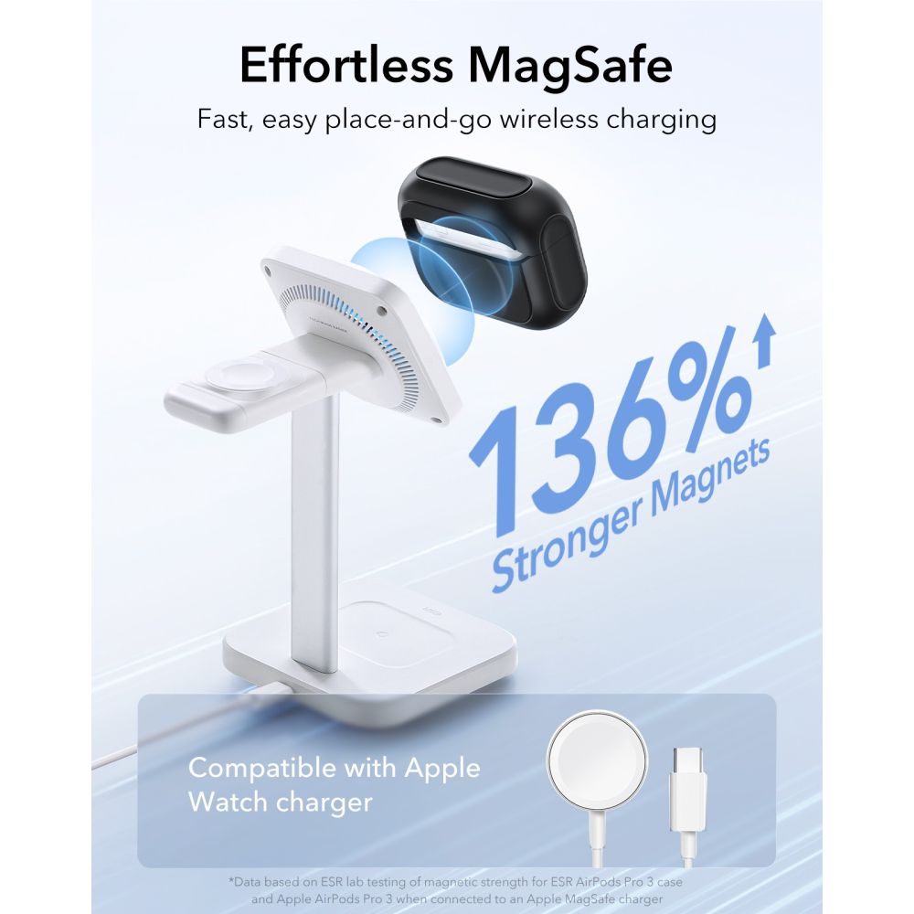 ESR Orbit HaloLock MagSafe dėklas AirPods Pro 3 – juodas -- AirPods Pro 3