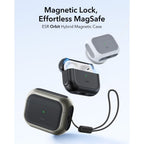ESR Orbit HaloLock MagSafe dėklas AirPods Pro 3 – pilkas/juodas -- AirPods Pro 3