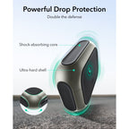 ESR Orbit HaloLock MagSafe dėklas AirPods Pro 3 – pilkas/juodas -- AirPods Pro 3