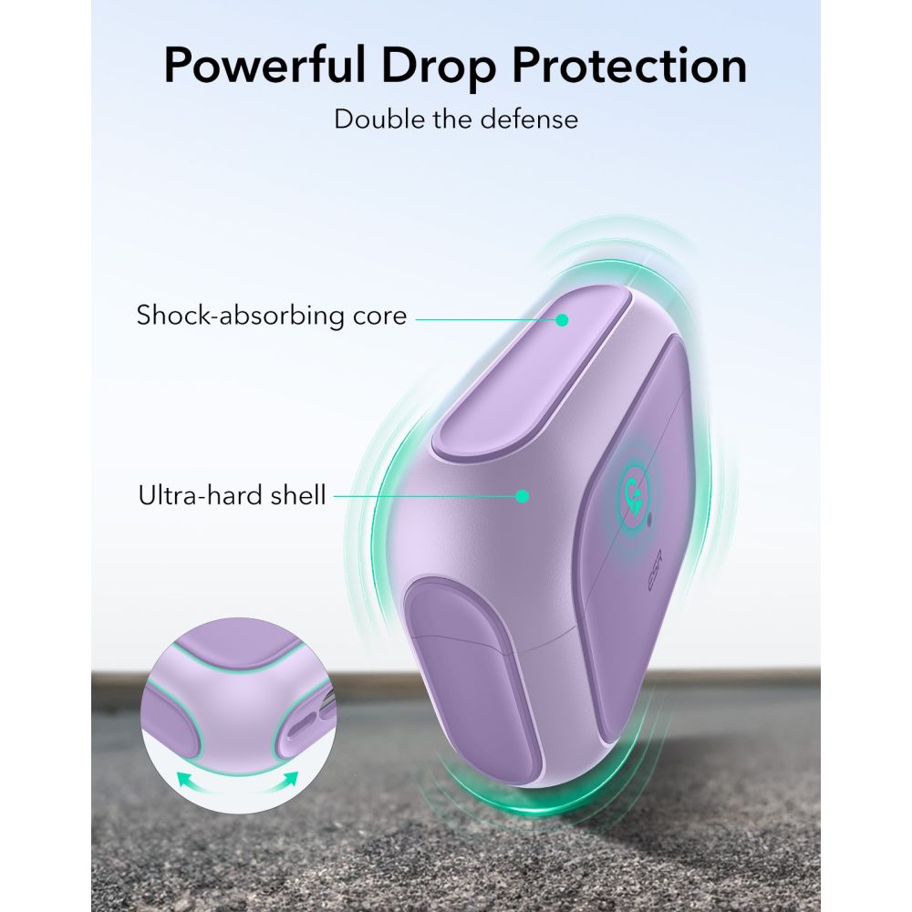 ESR Orbit HaloLock MagSafe dėklas AirPods Pro – violetinis -- AirPods Pro