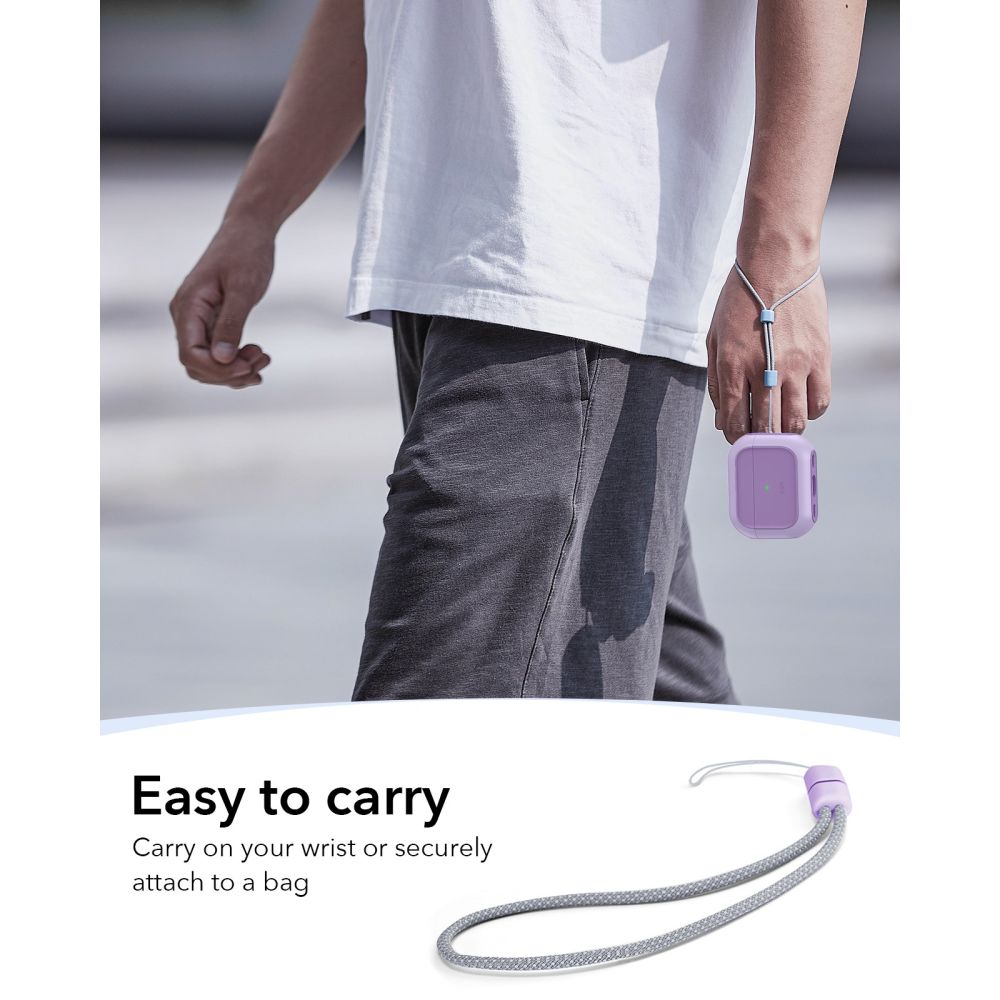 ESR Orbit HaloLock MagSafe dėklas AirPods Pro – violetinis -- AirPods Pro