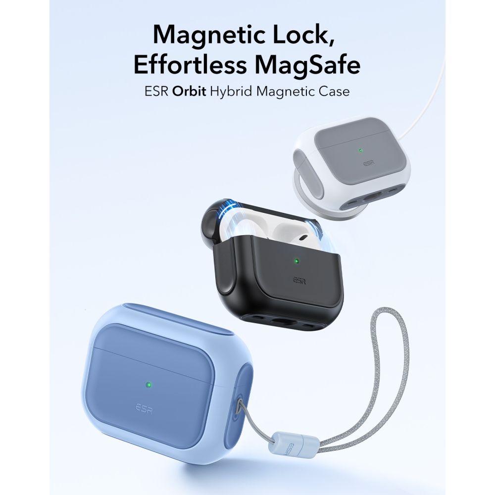 ESR Orbit HaloLock MagSafe dėklas AirPods Pro – mėlynas -- AirPods Pro