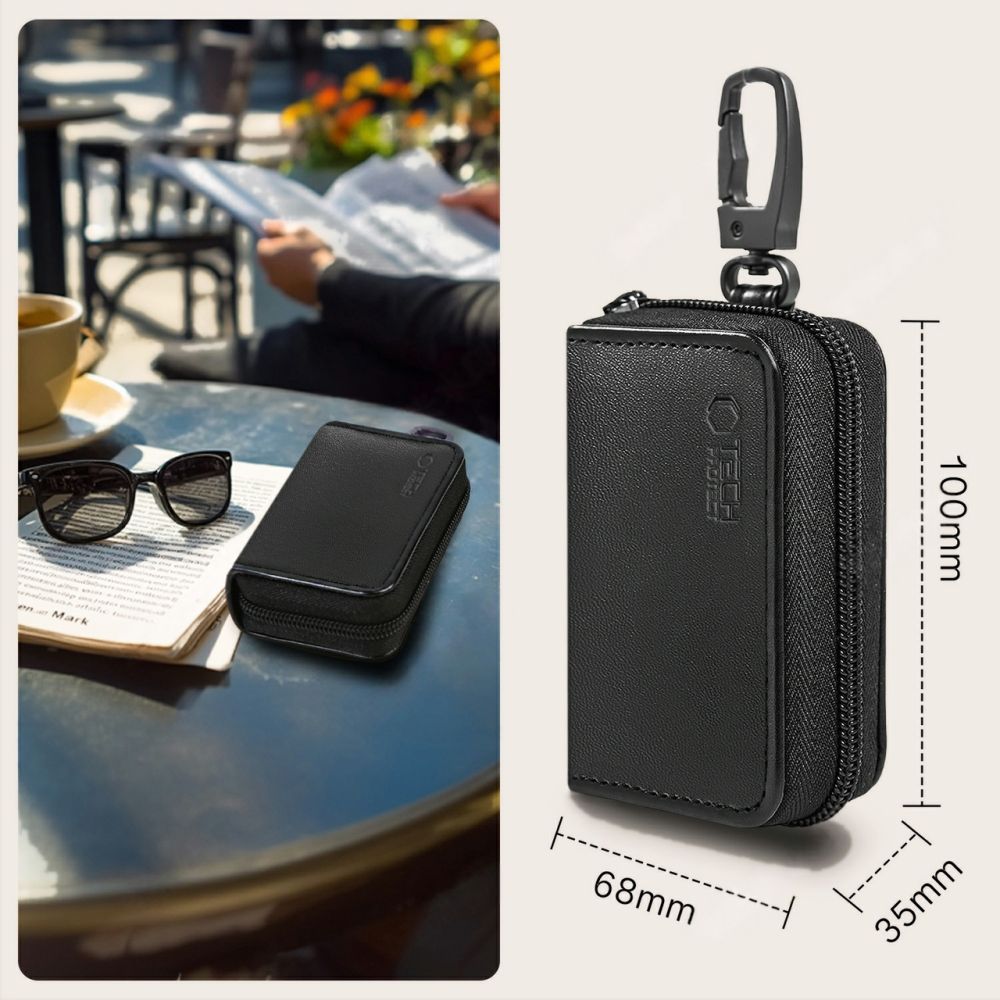 Tech-Protect KLR300 RFID Blokuojantis automobilio rakto dėklas - juodas -- Cell phone cases and covers