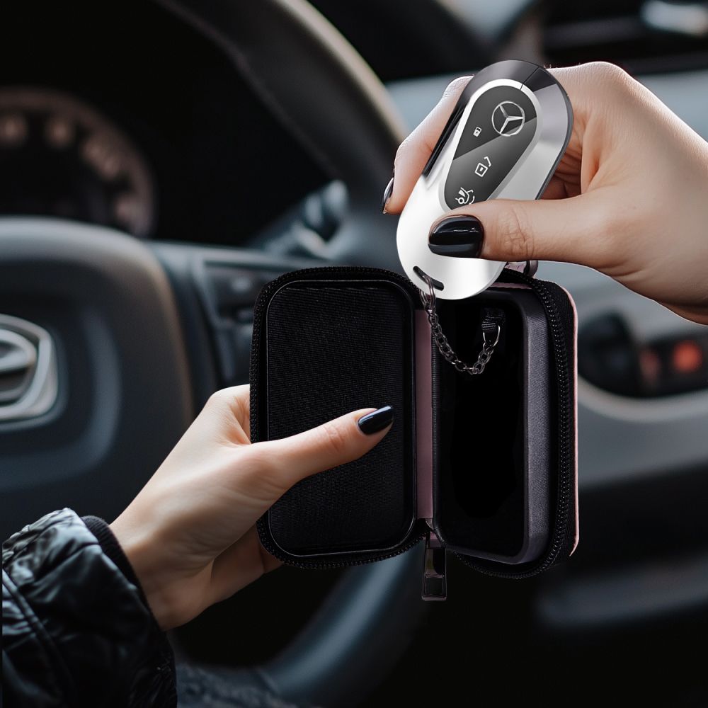 Tech-Protect KLR300 RFID dėklas raktams – rožinis -- Others