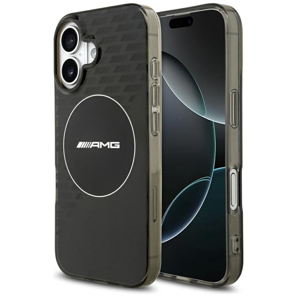 AMG Double Layer MagSafe dėklas iPhone 17 – juodas