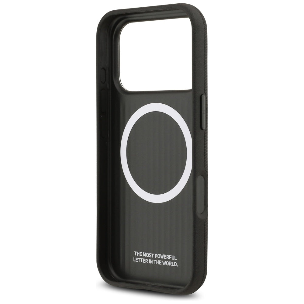 BMW M MagSafe dėklas iPhone 17 Pro – juodas