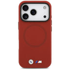 BMW M FW Metalinis logotipas MagSafe Dėklas, skirtas iPhone 17 Pro – raudonas