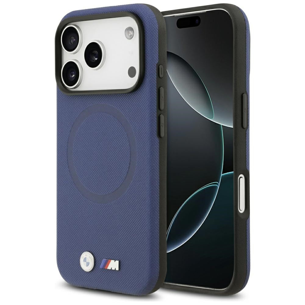 BMW M FW Metalinis logotipas MagSafe Dėklas, skirtas iPhone 17 Pro – tamsiai mėlyna
