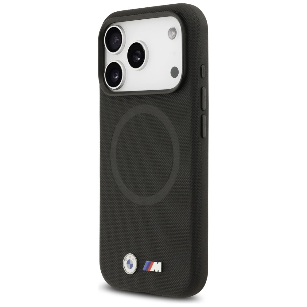 BMW M FW Metalinis logotipas MagSafe Dėklas, skirtas iPhone 17 Pro Max - juodas