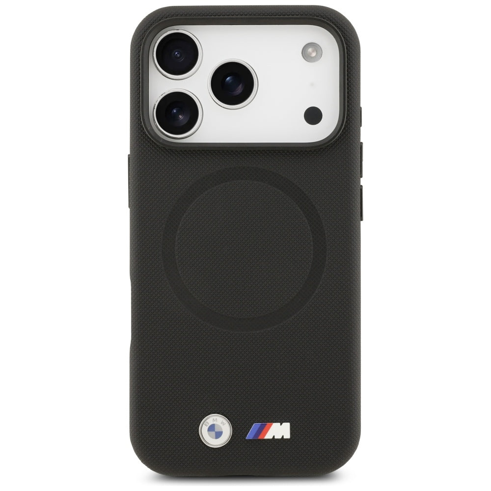BMW M FW Metalinis logotipas MagSafe Dėklas, skirtas iPhone 17 Pro Max - juodas