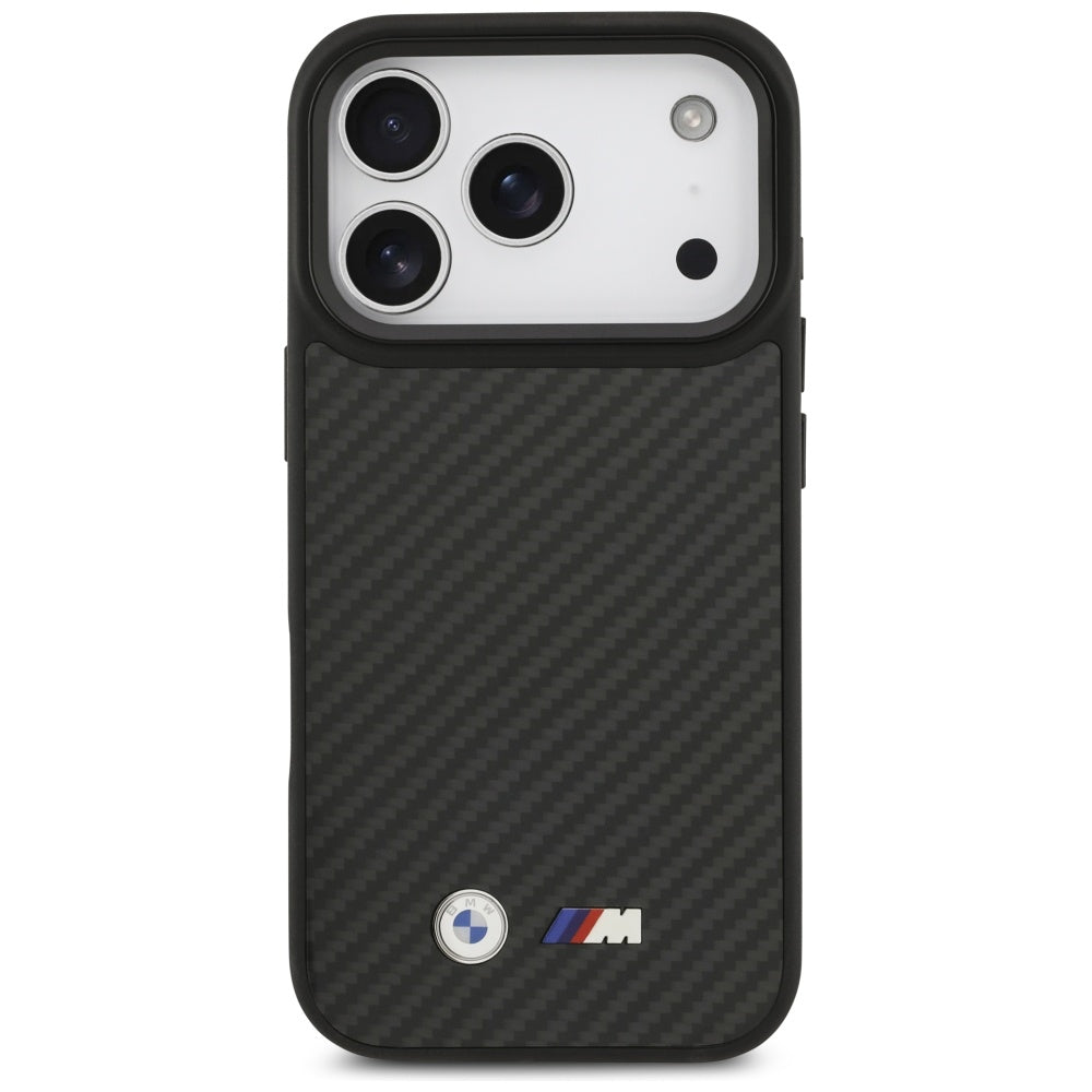 BMW M Kevlar Matt MagSafe dėklas iPhone 17 Pro – juodas