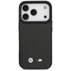 BMW M Kevlar Matt MagSafe dėklas iPhone 17 Pro – juodas