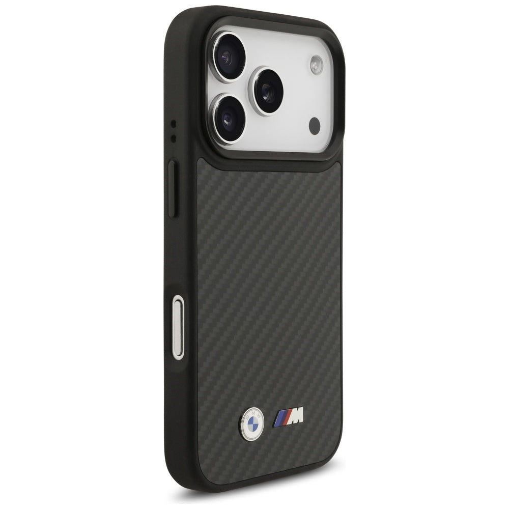 BMW M Kevlar Matt MagSafe dėklas iPhone 17 Pro – juodas