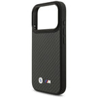 BMW M Kevlar Matt MagSafe dėklas iPhone 17 Pro – juodas
