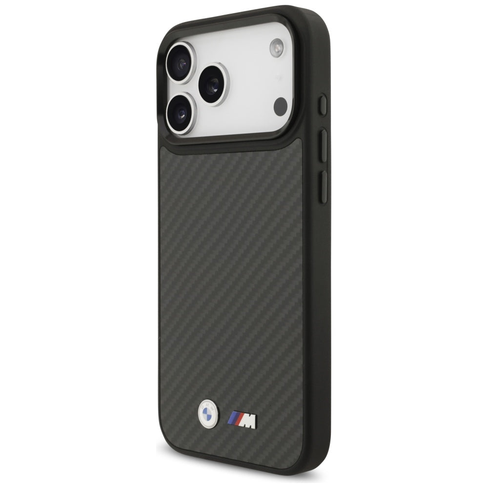 BMW M Kevlar MagSafe dėklas iPhone 17 Pro Max – juodas