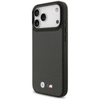 BMW M Kevlar MagSafe dėklas iPhone 17 Pro Max – juodas